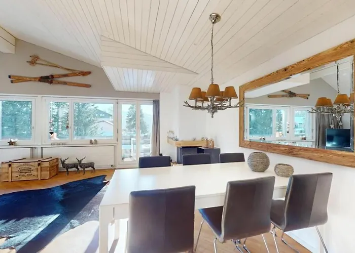 4,5-zimmer-dachgeschosswohnung Mit Ausrichtung Zur Sonne!!! * Lenzerheide